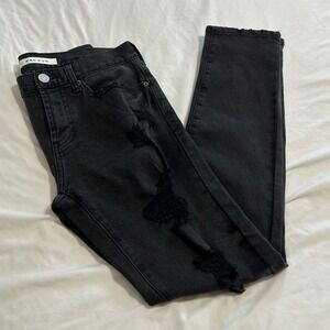 PacSun Mens Skinny Distressed Jeans Washed Black 28x30 132BT216032PC